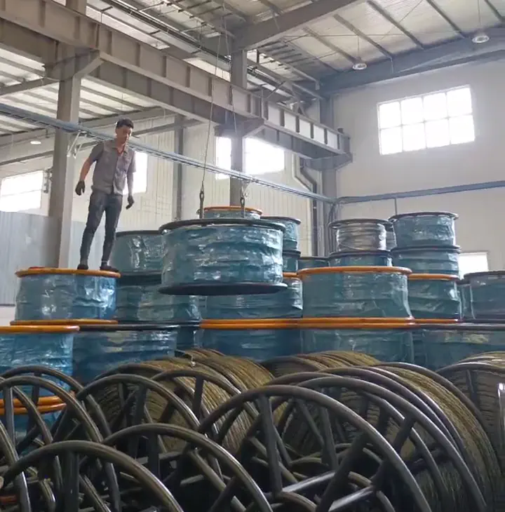 Log 5: 75,000 meters of anti-twist wire rope exported to Europe(Images2)